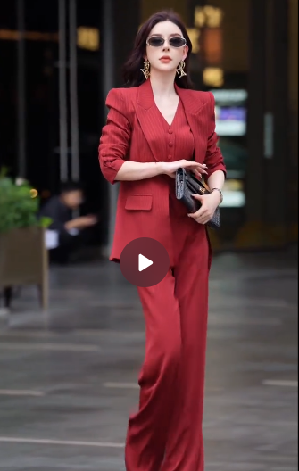 (CÓ SẴN HN) Set vest áo gile quần dài sọc