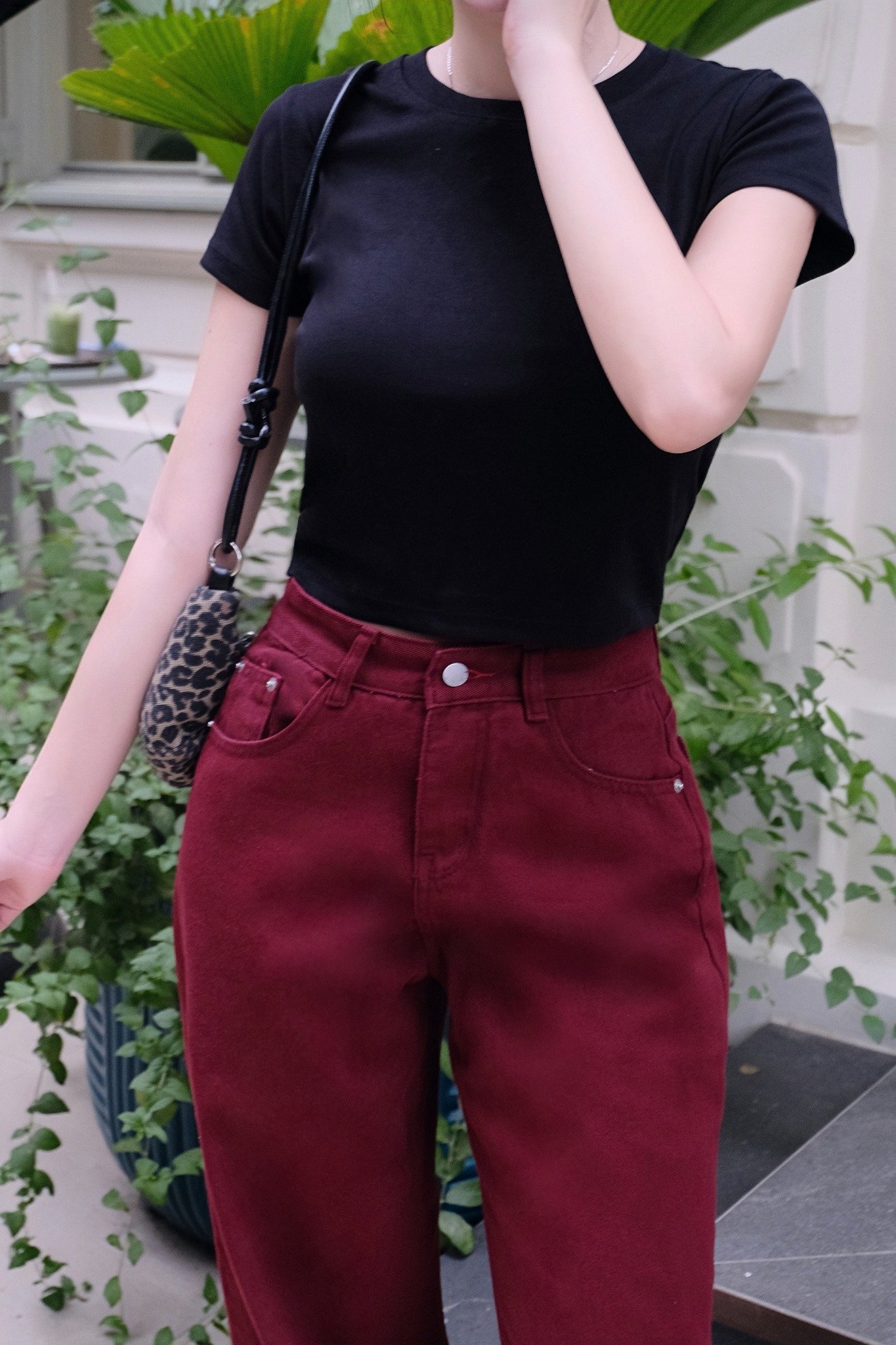 Quần kaki ống suông