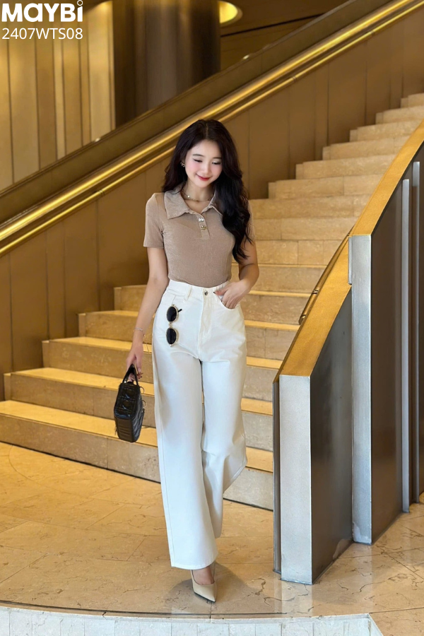 Áo polo ôm thun ướt