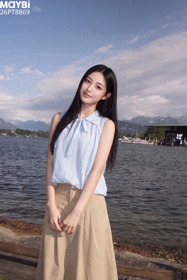 Áo Sơ Mi Cotton Sọc Tùng Bí Élodie