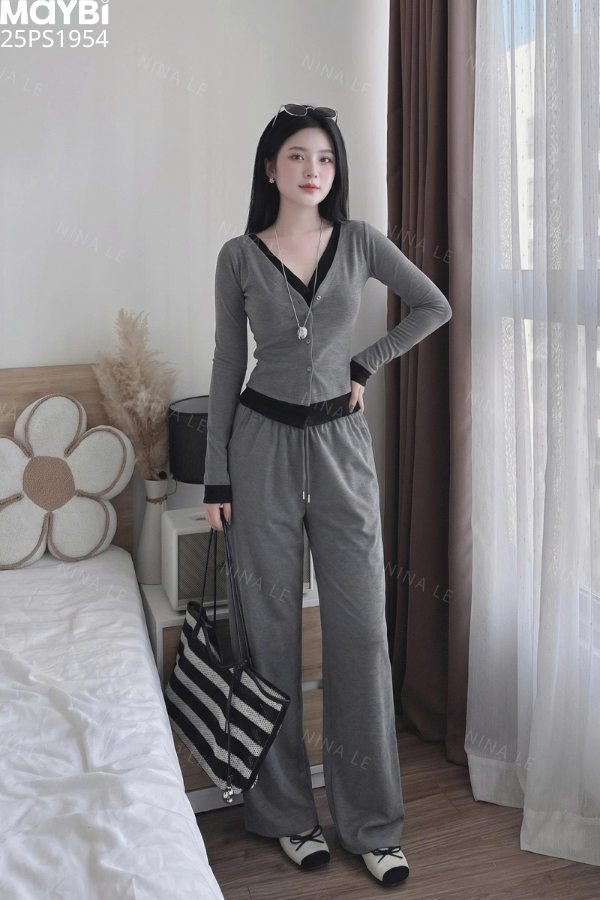 Set thun thể thao dài tay