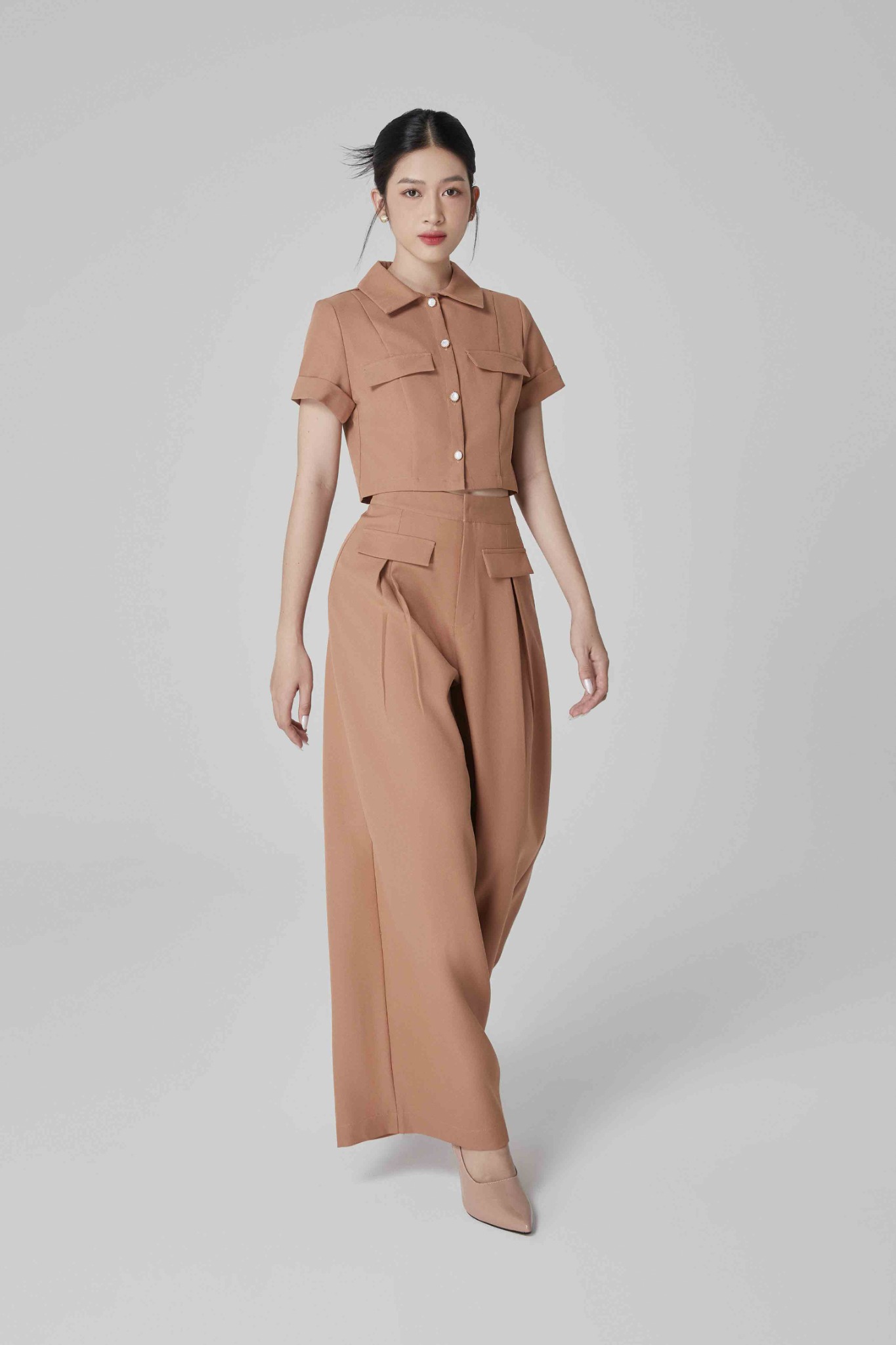 Quần dài ống suông bố thái