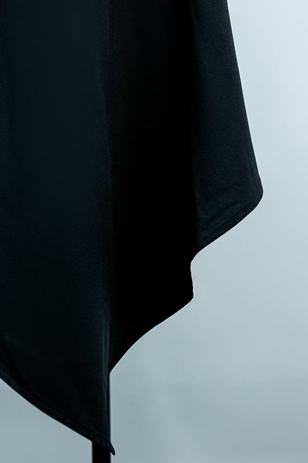 Chân váy xòe cotton lạnh xéo tà