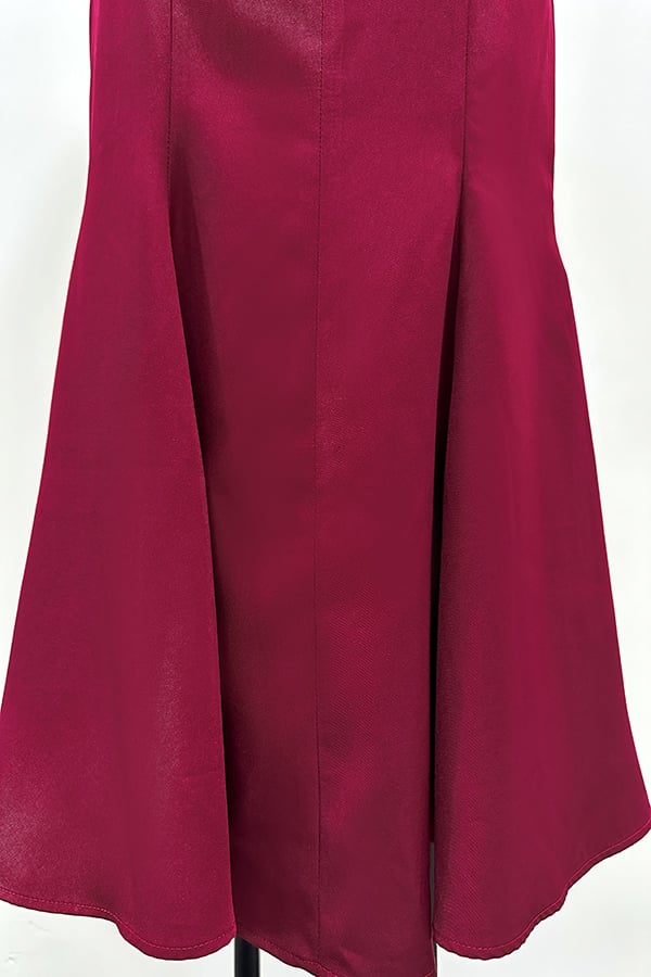 Chân váy midi cotton lạnh đuôi cá