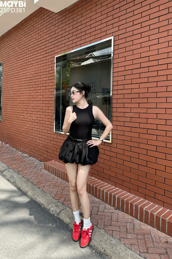 Đầm ôm bí sát nách dáng mini