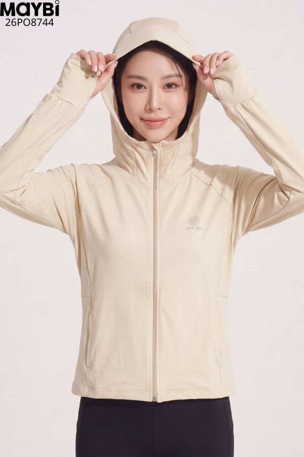 Áo Chống Nắng Iced Cool Form Suông Chống UV Có Mũ Daily