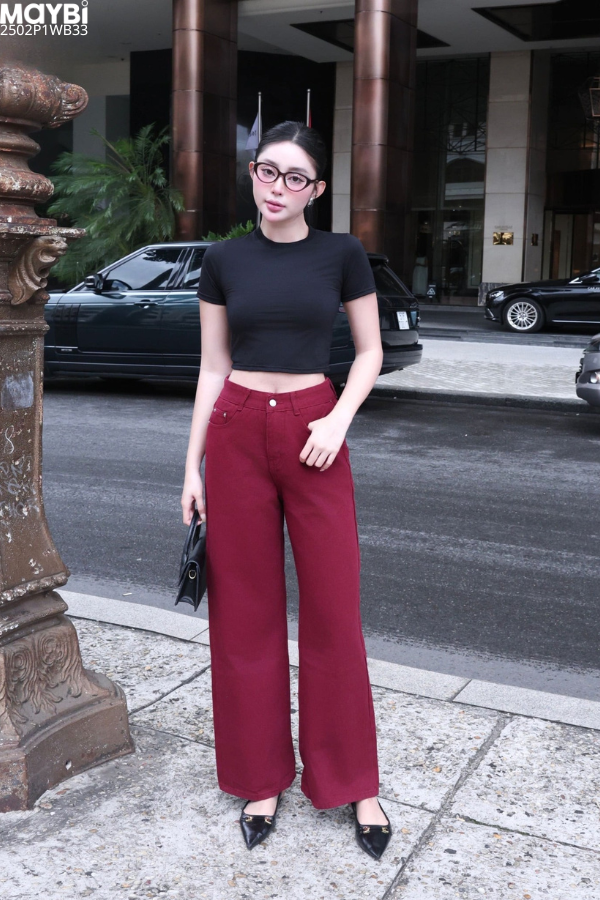 Quần kaki ống suông