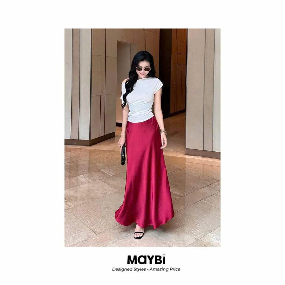 Chân váy đuôi cá lụa tô châu