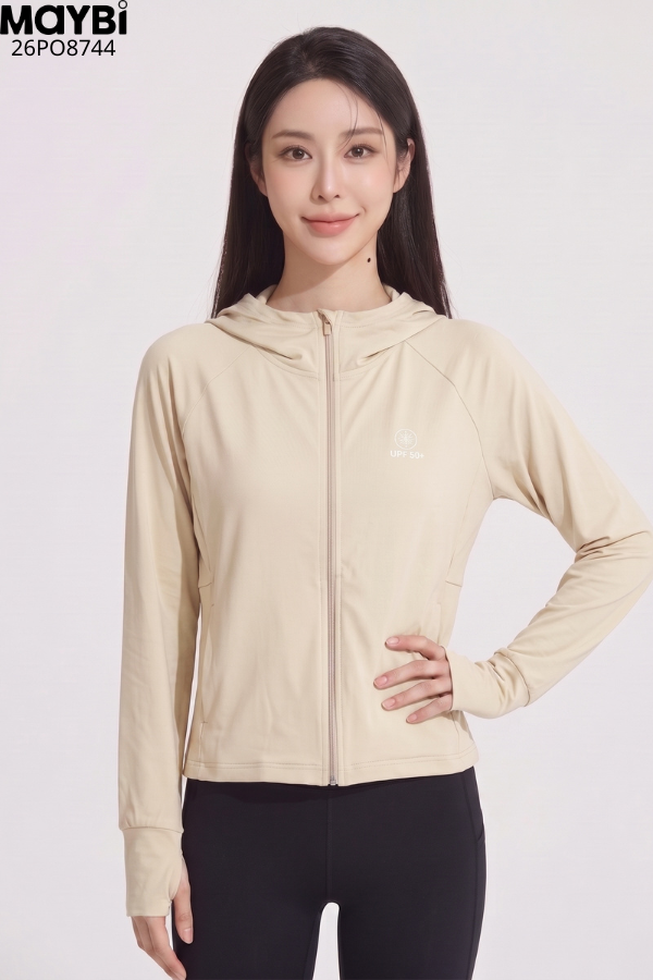 Áo Chống Nắng Iced Cool Form Suông Chống UV Có Mũ Daily