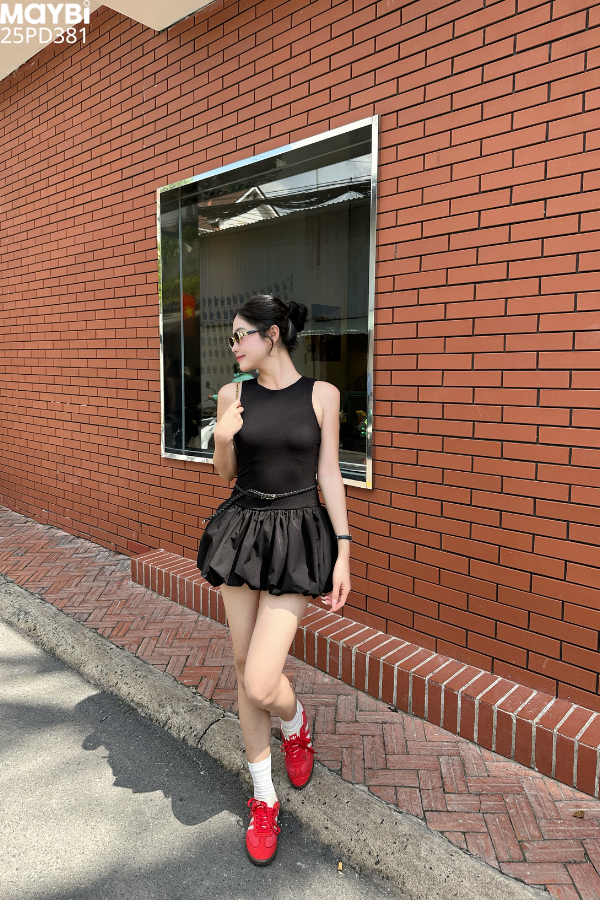 Đầm ôm bí sát nách dáng mini