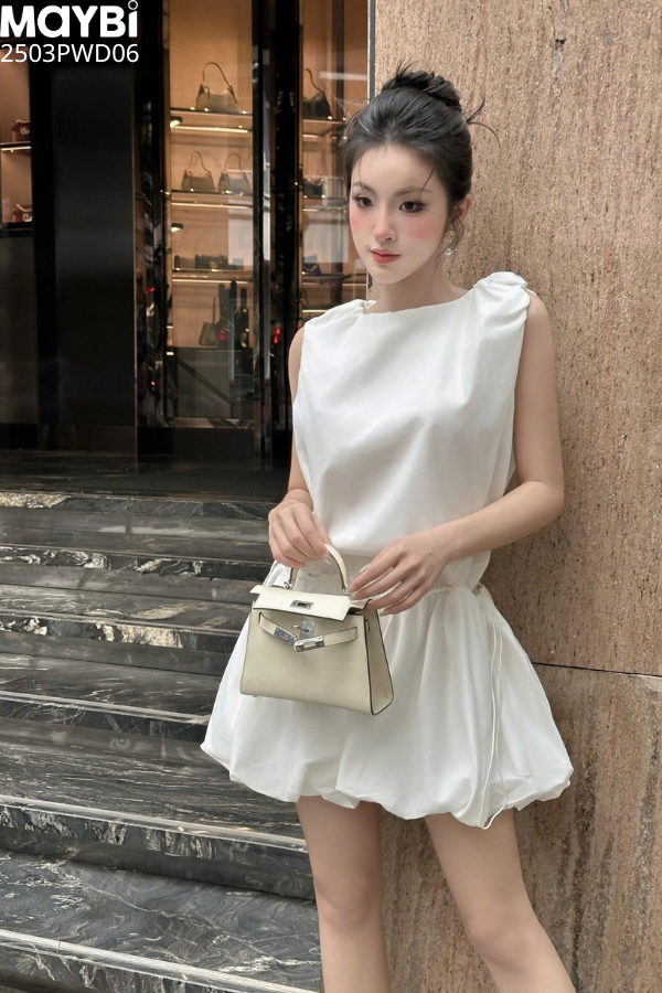 Đầm tùng bí dáng mini