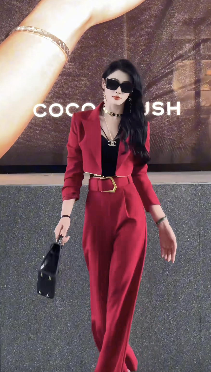 [CÓ SẴN HN] Set áo blazer quần lưng cao ( ÁO BLAZER KHÔNG CÓ KHÓA DƯỚI VẠT CHÂN ÁO )