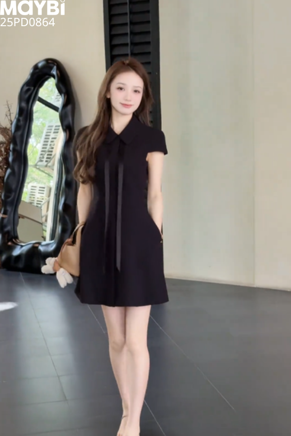 Đầm mini ngắn tay