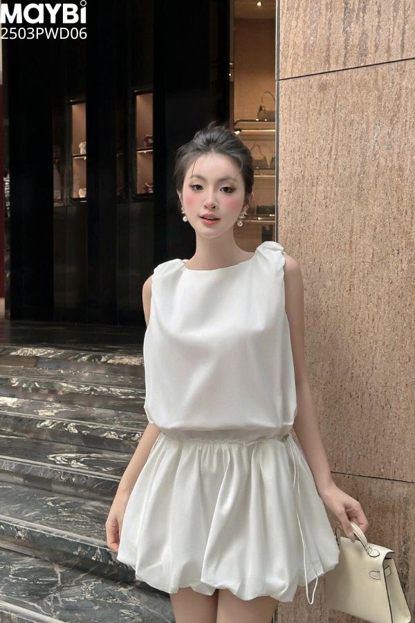Đầm tùng bí dáng mini