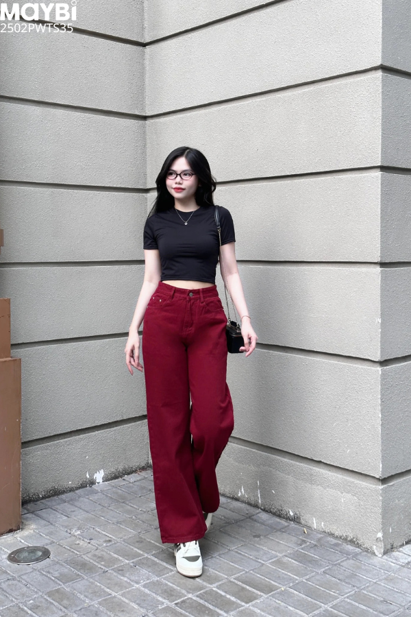Áo thun ôm crop top tay ngắn
