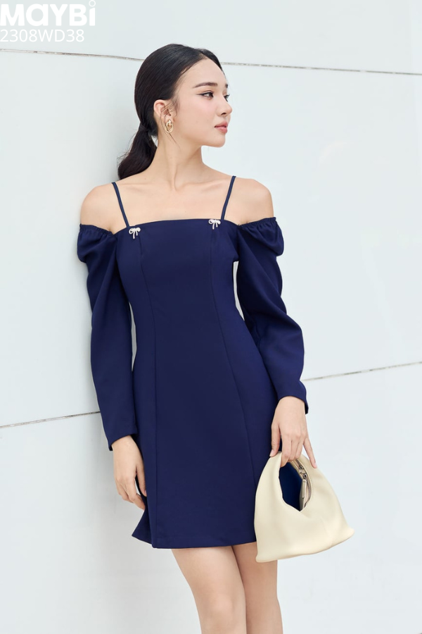 Đầm mini ôm bố thái
