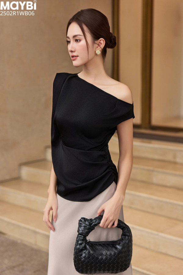 Chân váy lụa Dony