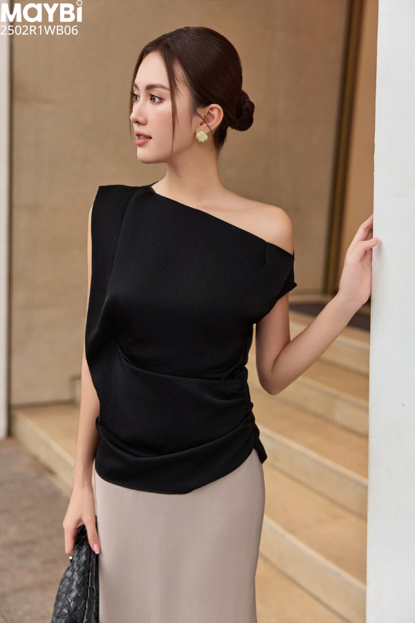 Chân váy lụa Dony