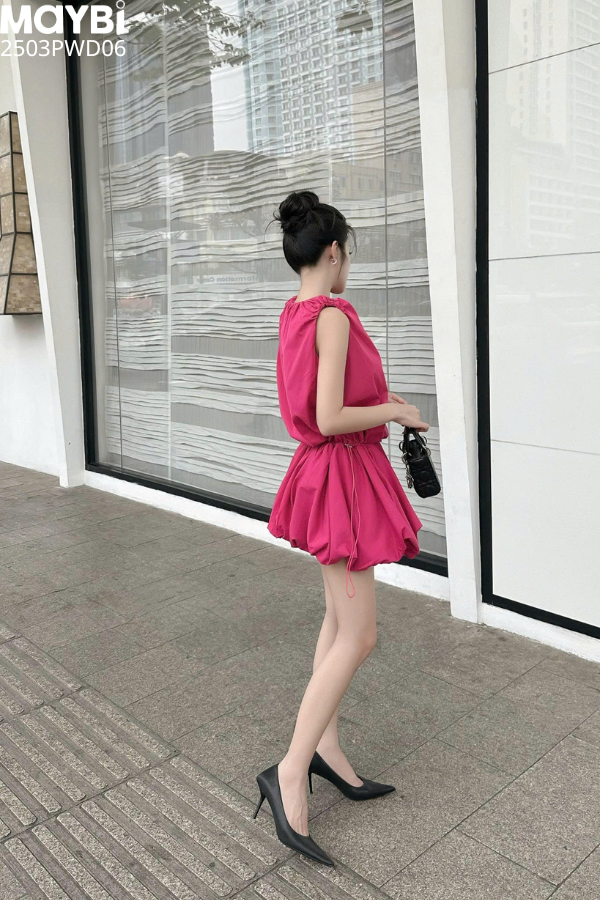 Đầm tùng bí dáng mini