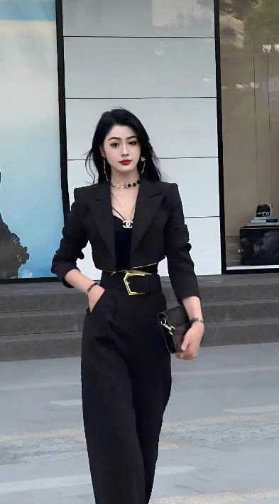 [CÓ SẴN HN] Set áo blazer quần lưng cao ( ÁO BLAZER KHÔNG CÓ KHÓA DƯỚI VẠT CHÂN ÁO )