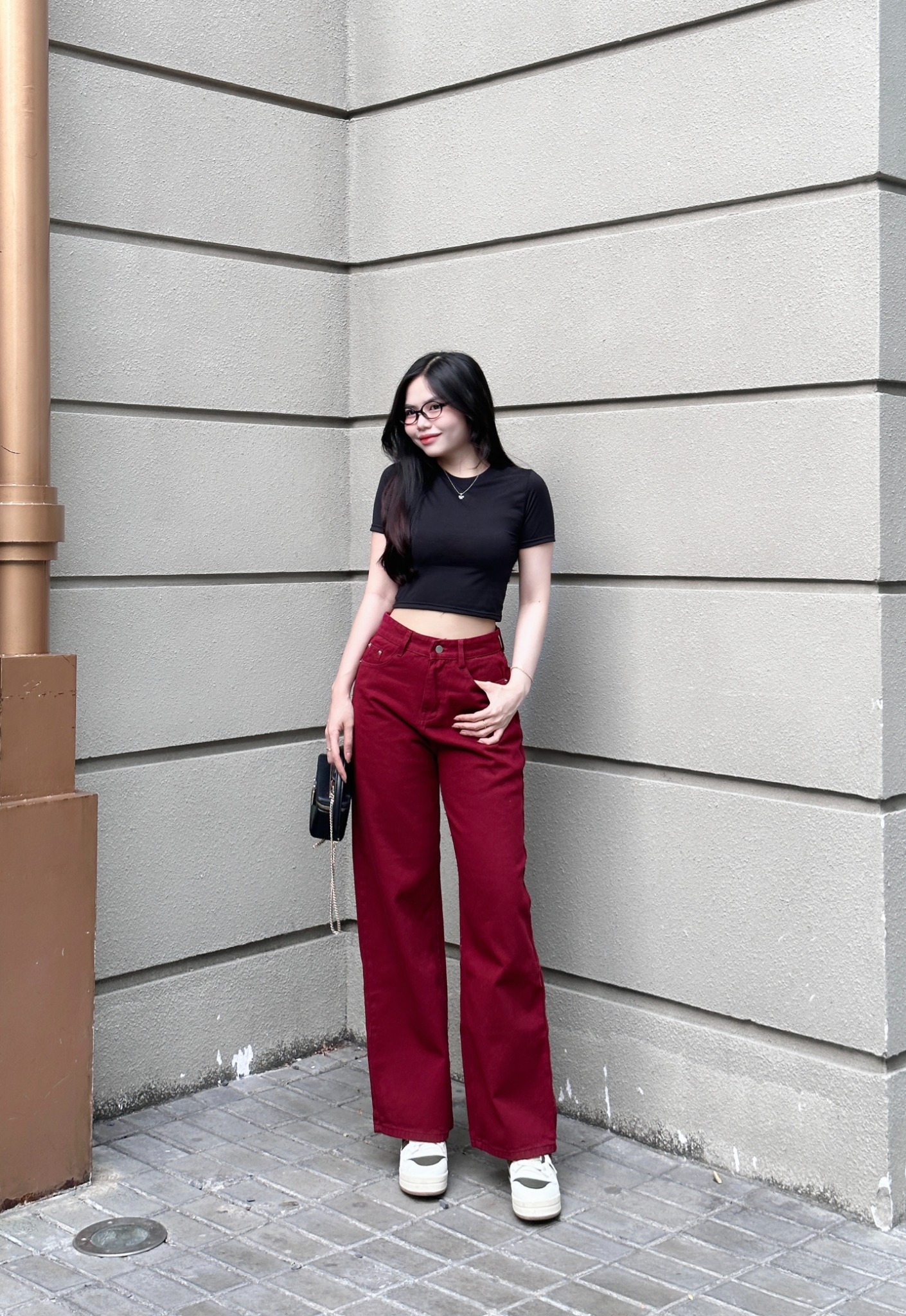 Quần kaki ống suông