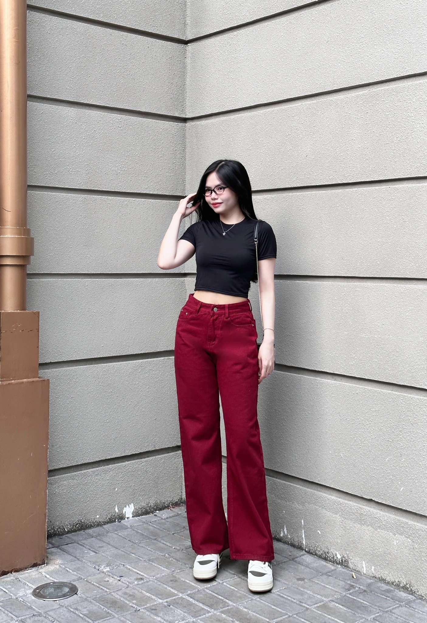 Áo thun ôm crop top tay ngắn