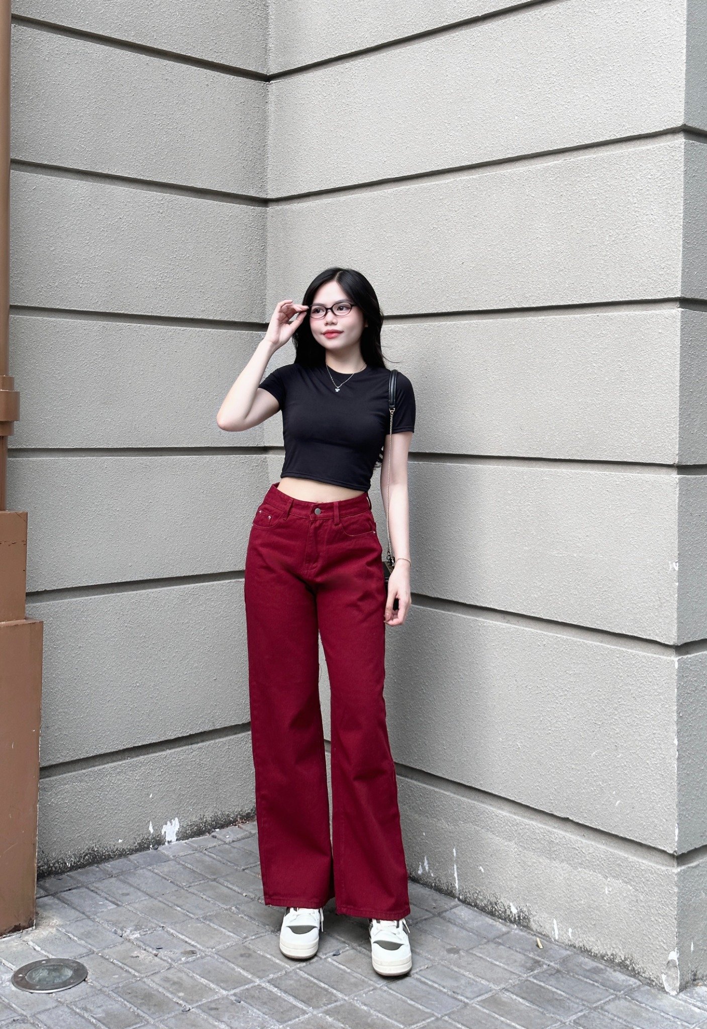 Áo thun ôm crop top tay ngắn