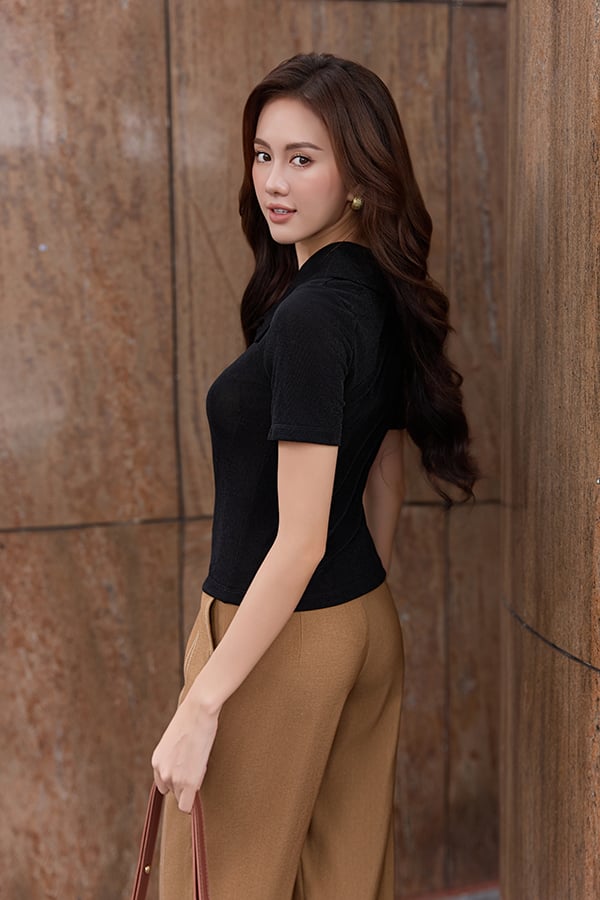 Áo polo ôm thun ướt