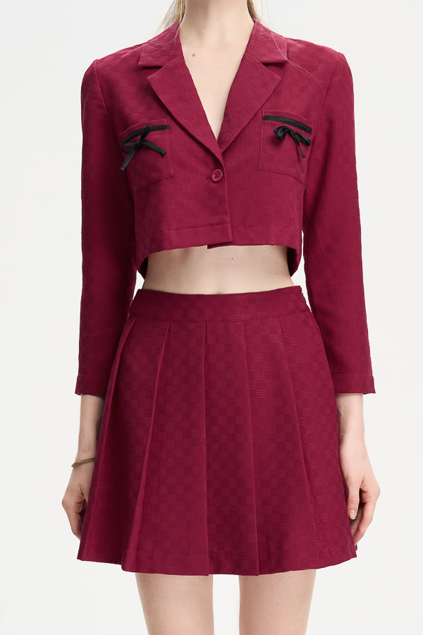 Chân váy xếp ly xòe xốp thái